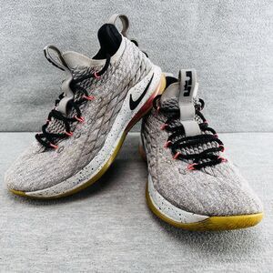 NIKE LEBRON XV 15 - Men's Low Melon Gray Basketball Shoes Size 9  B6